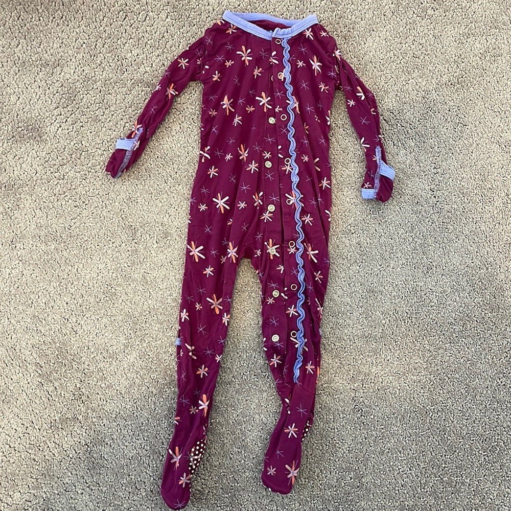 KicKee Pants footed onsie